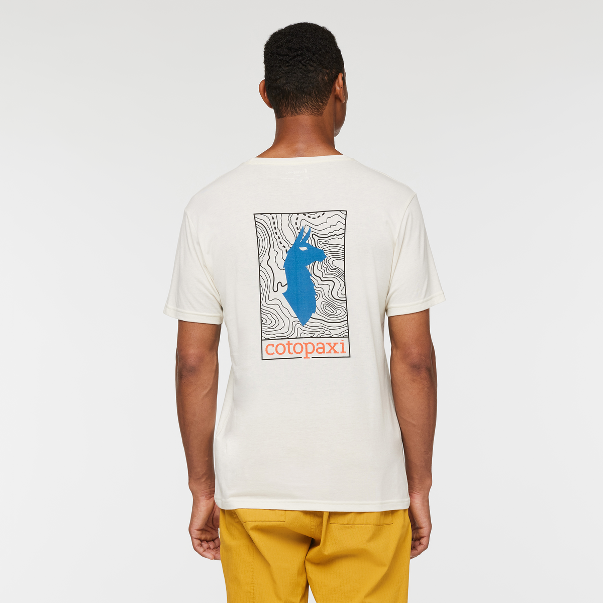 COTOPAXI Mens Llama Map Organic T-Shirt