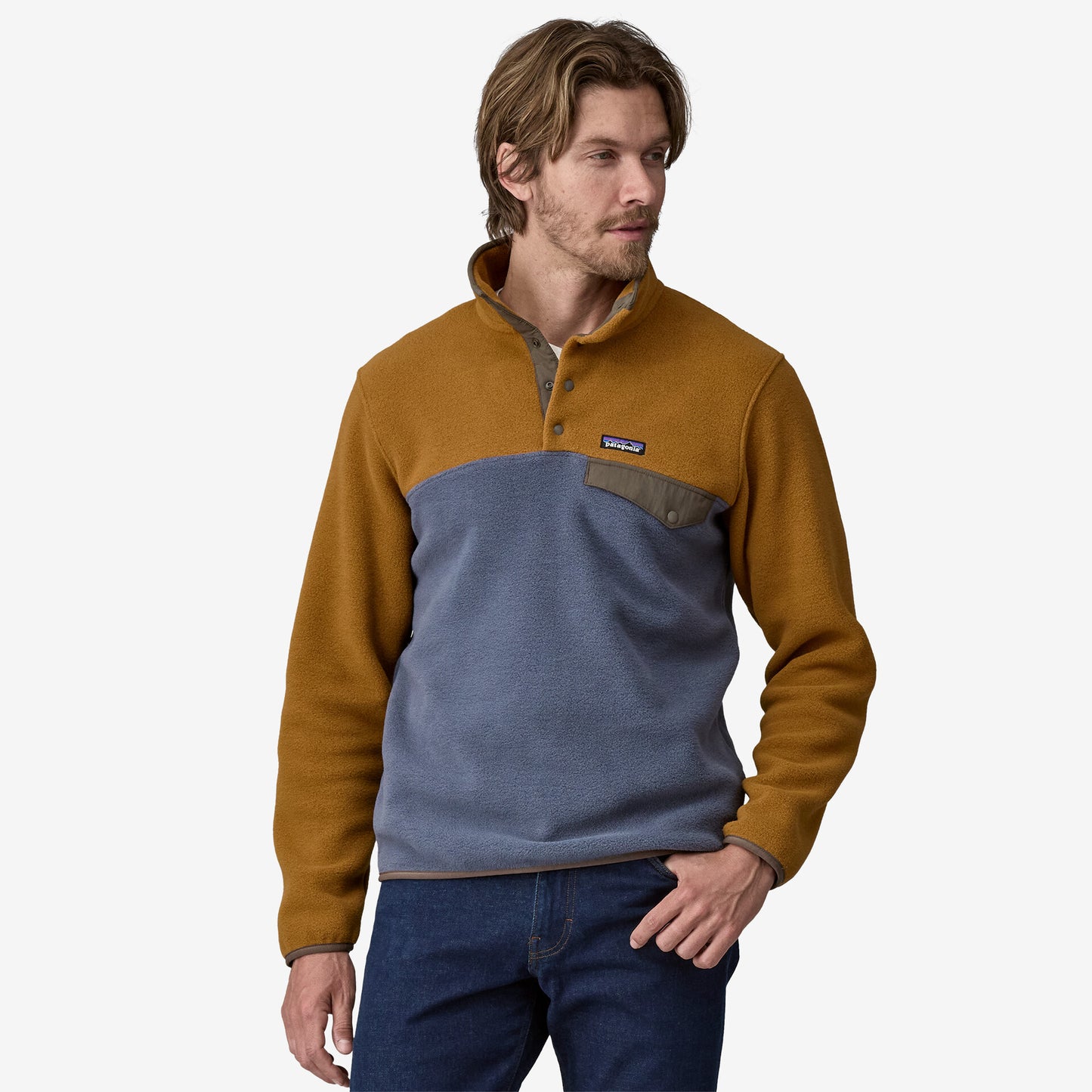 PATAGONIA Mens Lightweight Synchilla® Snap-T® Fleece Pullover